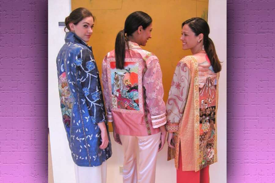 Pastel jackets by Amy Zerner
