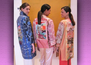 Pastel jackets by Amy Zerner