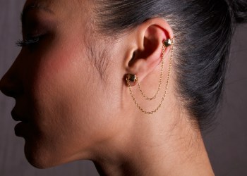 Amy Zerner pyramid ear cuff