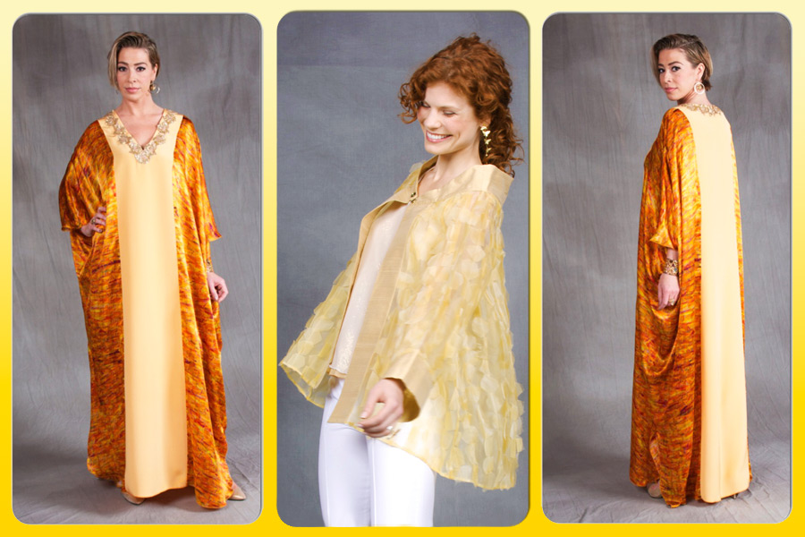 Yellow designs by Amy Zerner