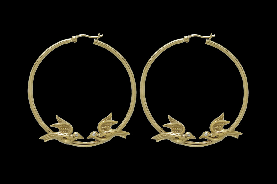 Amy Zerner's Flying Bird earrings