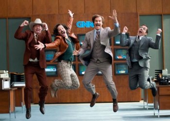 David Koechner, Paul Rudd, Will Ferrell and Steve Carell star in 