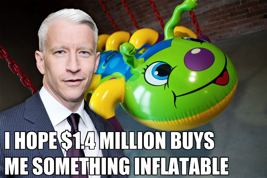Anderson Cooper Art Buy Meme Koons