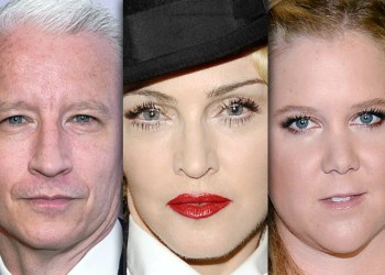 Anderson Cooper, Madonna, Amy Schumer