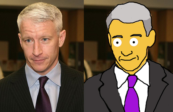 Anderson Cooper The Simpsons
