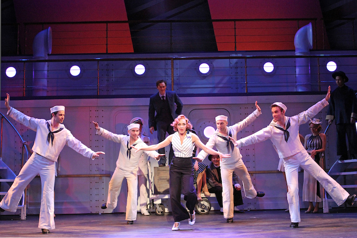 Andrea McArdle and the cast of Anything Goes