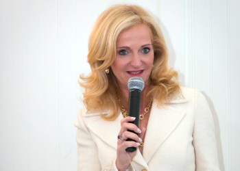 Ann Liguori emcees 2013 IGHL Luncheon