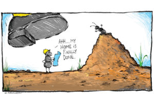 Ant Cartoon By Mickey Paraskevas