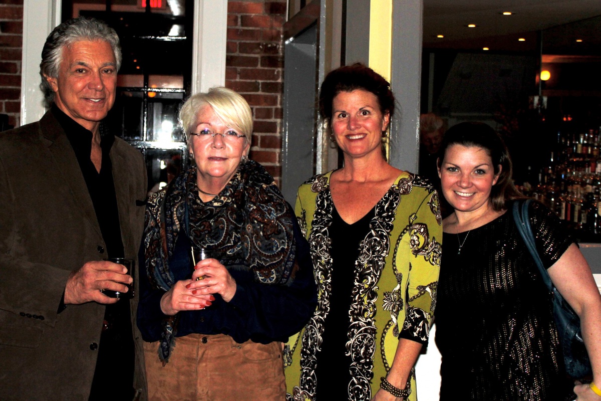 Page Owner Joe Trainer, SASF Director Pat Gray, Patricia Hurley of Little Lucy's Canine Couture, and Dawn Comuzie, vice president of 1-800-GOTJUNK.