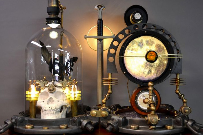 Art Donovan's Steampunk work, "Raven's Chamber"