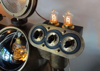 The Electric Skull (detail) by Art Donovan