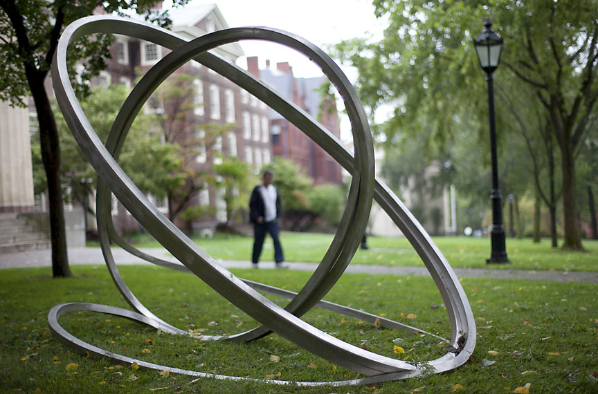 Untitled Stainless steel sculpture (2003) by Arthur Carter at Brown University