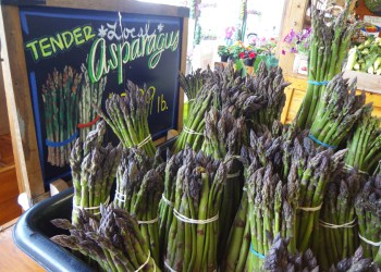 Local fresh-picked asparagus is best!