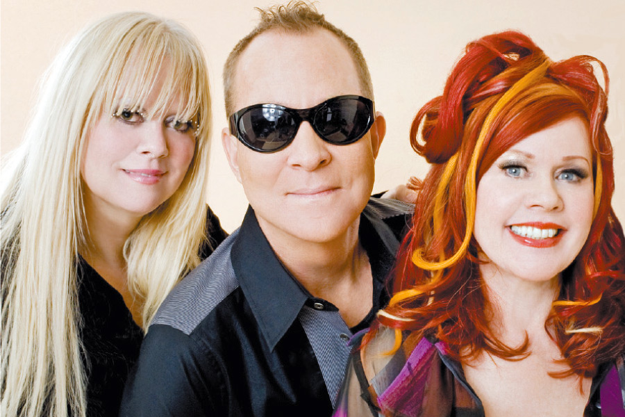 The B-52s – Cindy Wilson, Fred Schneider, Kate Pierson