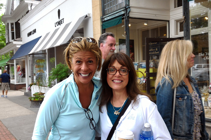 Hoda Kotb and Barbara Anne Kirshner