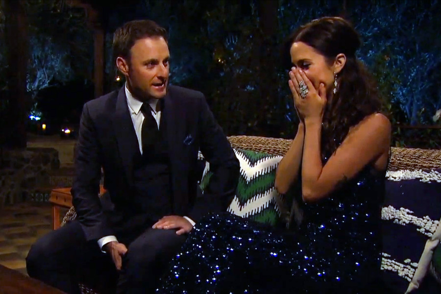 Does Kaitlyn get good news or bad news on the Bachelorette Season 11 Episode 1B?