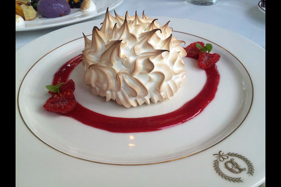 Baked Alaska at Delmonico's of Southampton