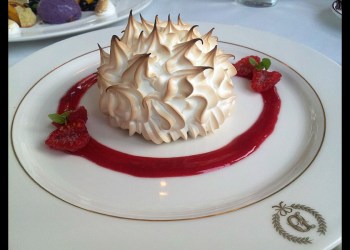 Baked Alaska at Delmonico's of Southampton
