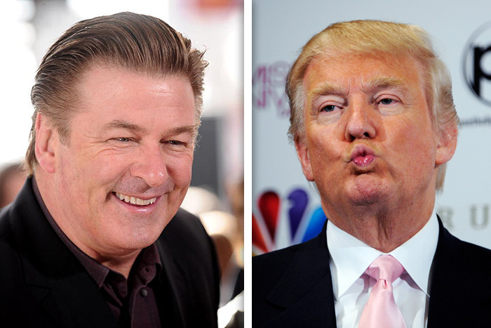 Alec Baldwin and Donald Trump