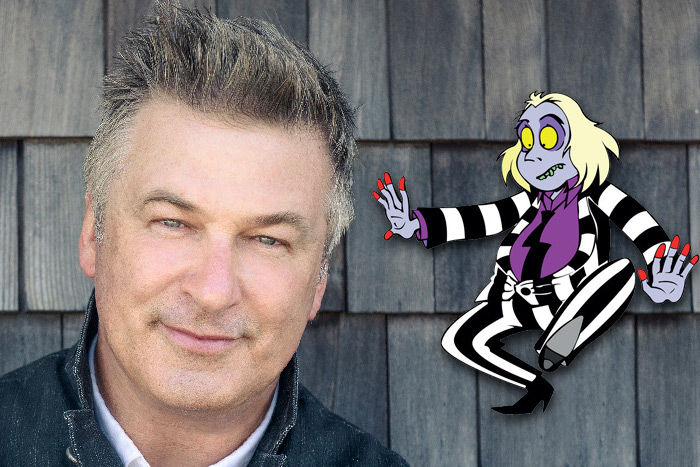 Alec Baldwin and the cartoon Beetlejuice