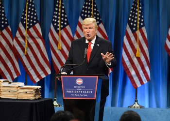 Baldwin lampoons Trump's recent press conference on SNL