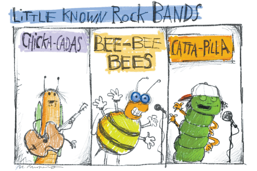 Bands Cartoon by Mickey Paraskevas