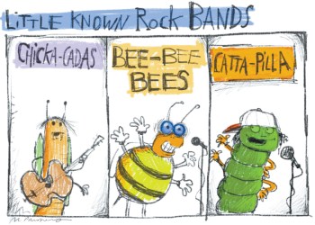 Bands Cartoon by Mickey Paraskevas
