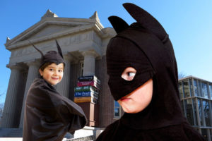 Dress like Batman at John Jermain Memorial Library!