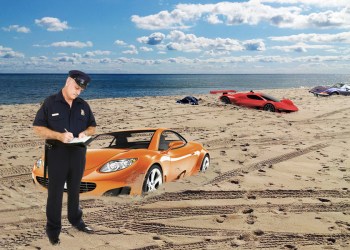 Local police are frustrated with discarded Hamptons sportscars