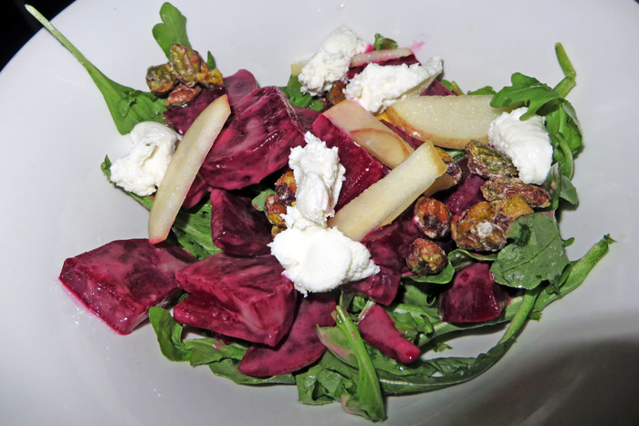 Beet Salad at Swallow East in Montauk