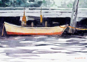 “Tethered Dory” by Bernard Springsteel