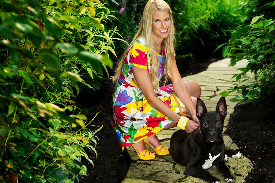 Beth Ostrosky Stern in the 2014 Aminal League America Calendar