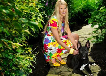 Beth Ostrosky Stern in the 2014 Aminal League America Calendar