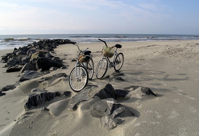 Bikes on Beach