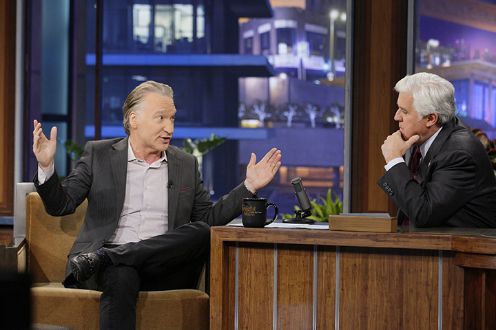 Bill Maher pokes fun at Donald Trump on The Tonight Show with Jay Leno