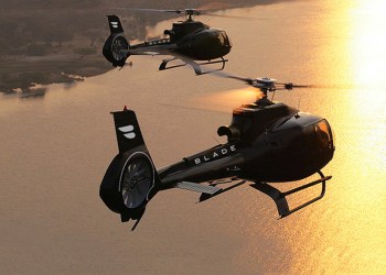 The Blade app offers helicopter rides from NYC to the Hamptons