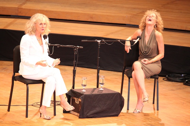 Blythe Danner and Judy Carmichael at Tanglewood Jazz Fesitval
