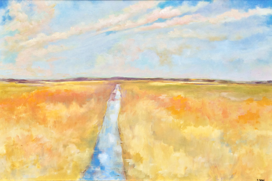 Landscape painting by Bobbie Braun for Nature Inspires