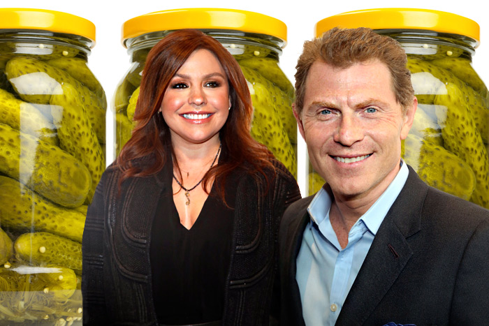 What do Rachael Ray, Bobby Flay and pickles have in common?