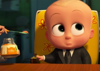 A still from the Boss Baby trailer