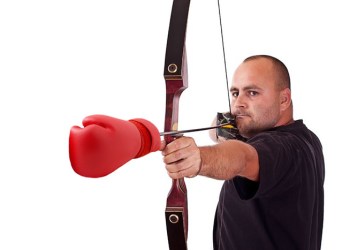 Hamptons Police try using a boxing glove arrow