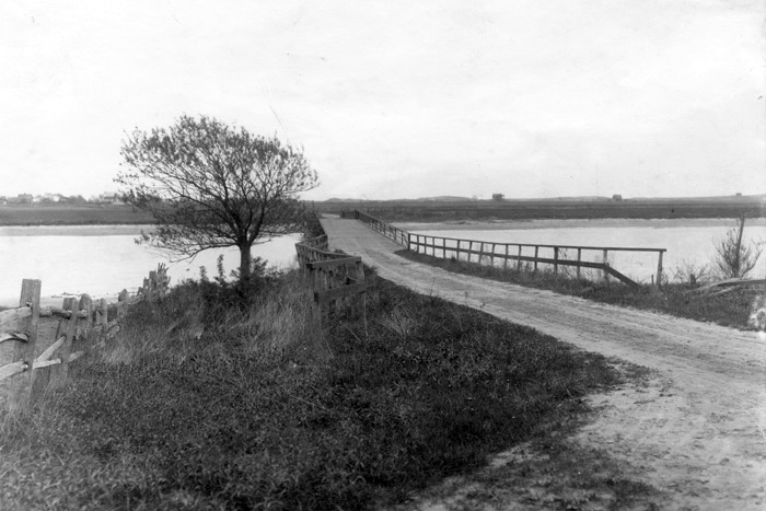 Bridge across Sagg Pond in 1903