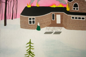 "Burning Down the Childhood Home" by Carly Haffner