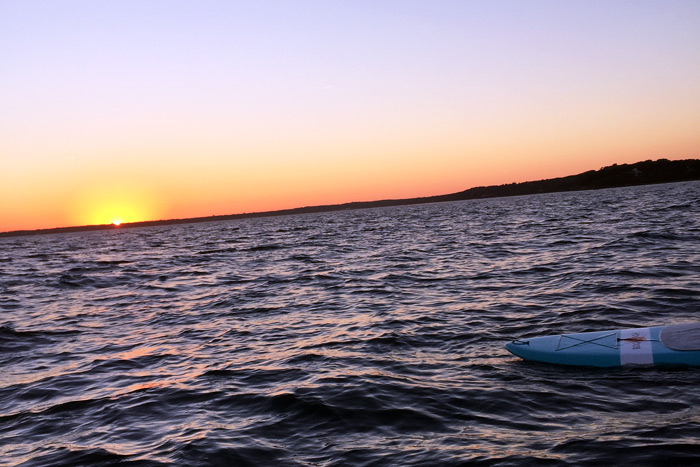 The water is a great place to sweat