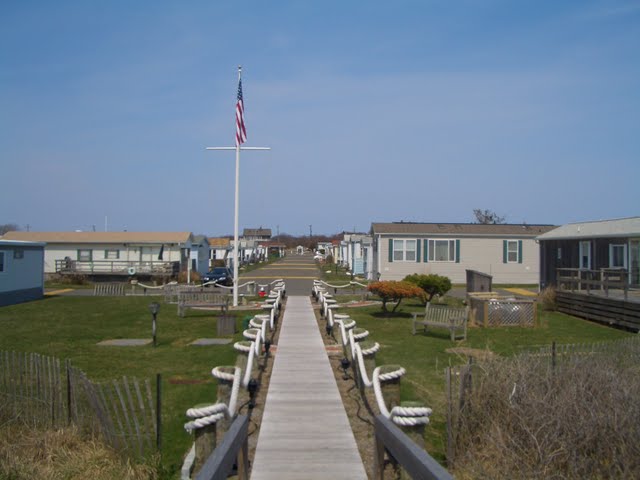 The Montauk Trailer Park, photo by David Rattiner