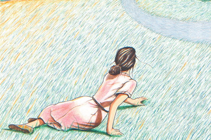 Joe Chierchio version of Christina's World by Andrew Wyeth