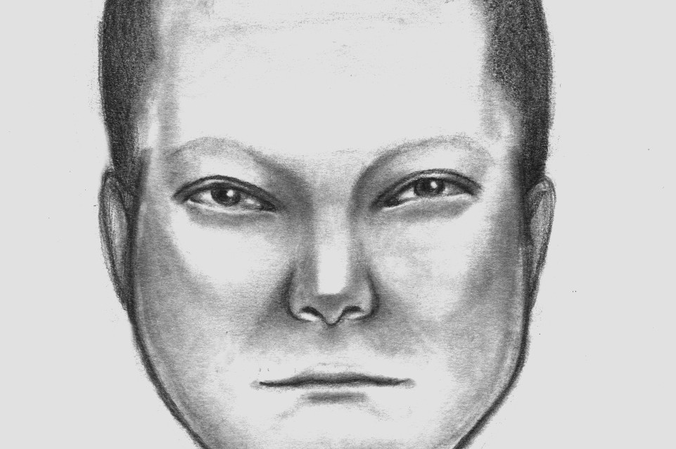 Police sketch of Sag Harbor robbery suspect. Corner Closet,