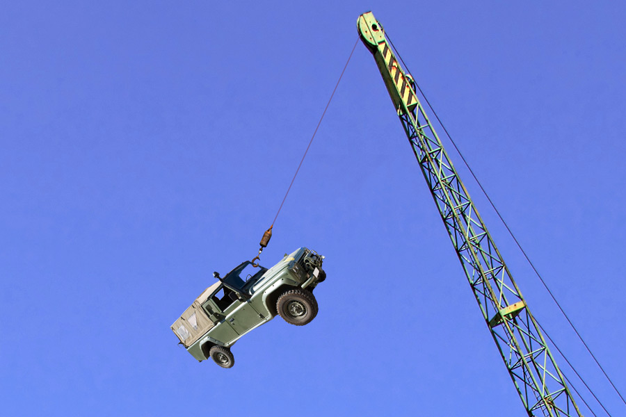 Car on Crane