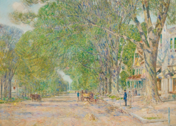 The East Hampton Elms by Childe Hassam