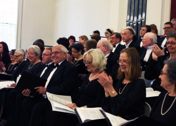 Choral Society of the Hamptons Warming Up